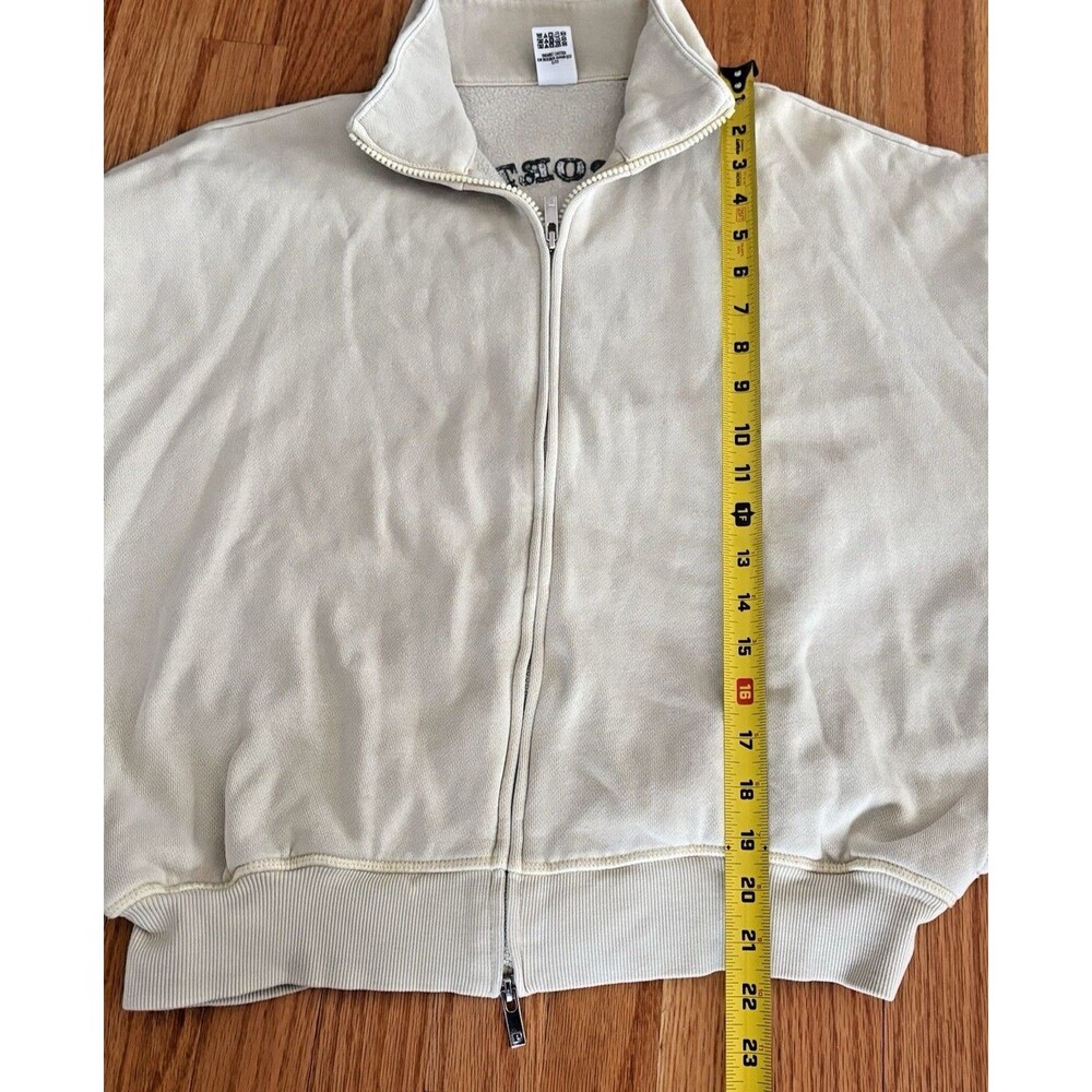 Victoria Secret Sweatshirt Women's Small PINK Sports Club Ivy Fleece Yellow Zip - Picture 3 of 11